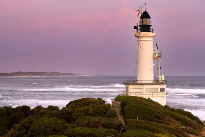 Framed Print : JLR08378. AUS-1405. Point Lonsdale Lighthouse.Built in 1902 at the entrance Framed Print : JLR08378. AUS-1405. Point Lonsdale Lighthouse.Built in 1902 at the entrance