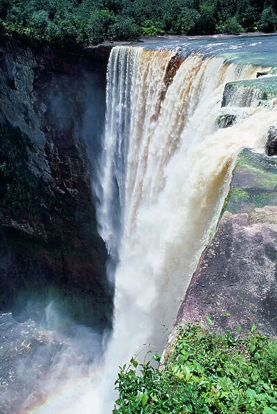 Kaieteur Waterfalls. Guyana South America. Fall's drop is 780 feet