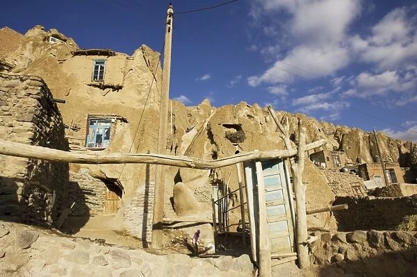 Kandovan village, Iran. Homes carved into volcanic rock; the village dates back to 13th century