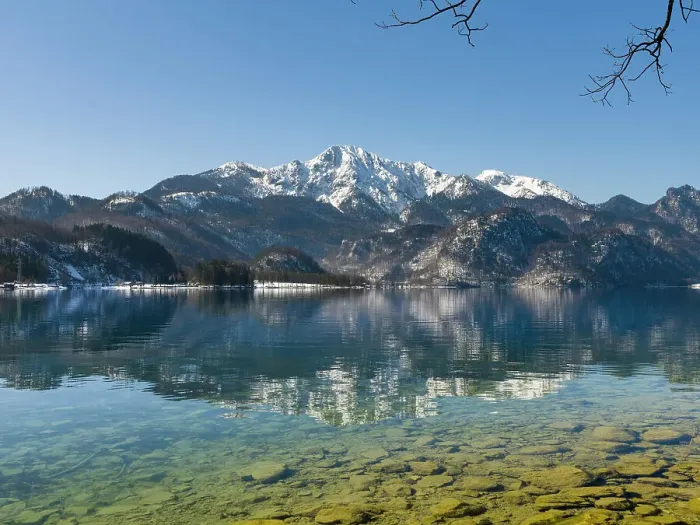 Framed Print : Lake Kochelsee at village Kochel am See during winter in the Bavarian Alps. Mt. Herzogstand in the background. Germany, Bavaria Date: 24-03-2021 Framed Print : Lake Kochelsee at village Kochel am See during winter in the Bavarian Alps. Mt. Herzogstand in the background. Germany, Bavaria Date: 24-03-2021