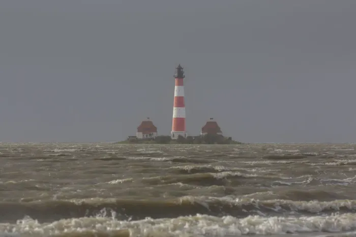 Framed Print : Ligthouse Westerhever 296 Framed Print : Ligthouse Westerhever 296