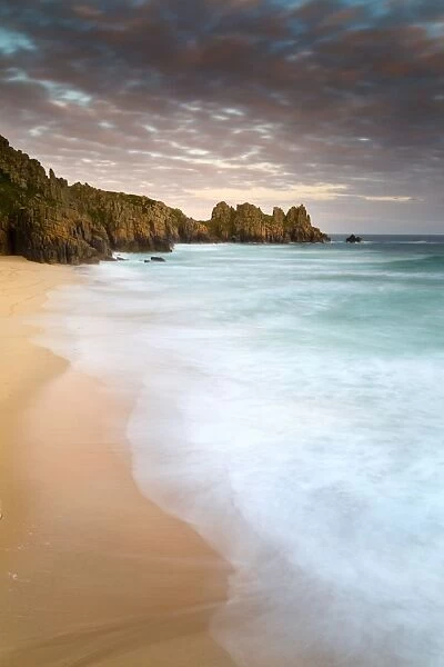 Logan Rock and Pedn Vounder Beach - Sunset - Cornwall - UK
