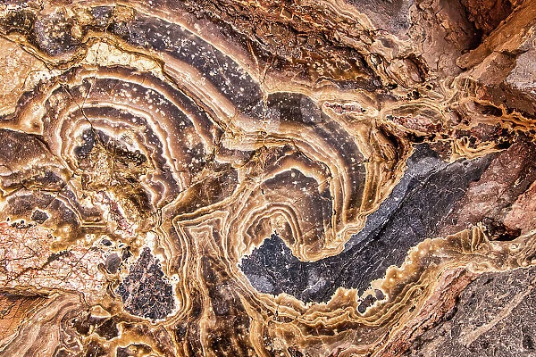 Marble Abstract, Titus Canyon, Death Valley Date: 15-02-2021