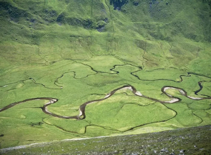 Framed Print : Meandering RIver In mountain valley, Upper Glen Clova Angus, Scotland Framed Print : Meandering RIver In mountain valley, Upper Glen Clova Angus, Scotland