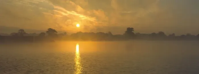 Framed Print : Misty Sunrise Over Hickling Broad Norfolk UK Framed Print : Misty Sunrise Over Hickling Broad Norfolk UK