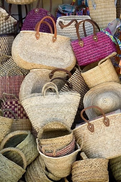 Morroco - pile of woven bags