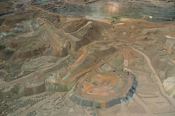 Mount Newman open-cut iron mine Pilbara region, Western Australia JPF34564