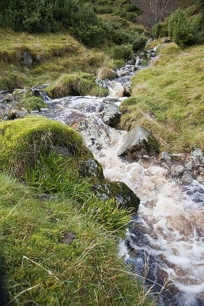 Mountain stream - Findhorn Valley - Scotland