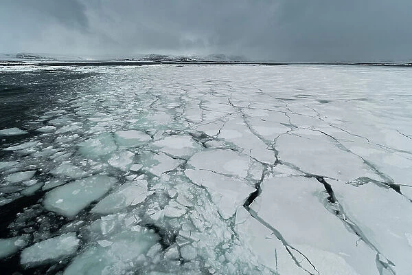 Murchison Bay, Murchisonfjorden, Nordaustlandet, Svalbard Islands, Norway. Date: 07-06-2018