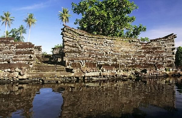Nan Douwas, largest of the ruins Nan Madol (c. 1200 AD) Pohnpei, Micronesia JLR04168