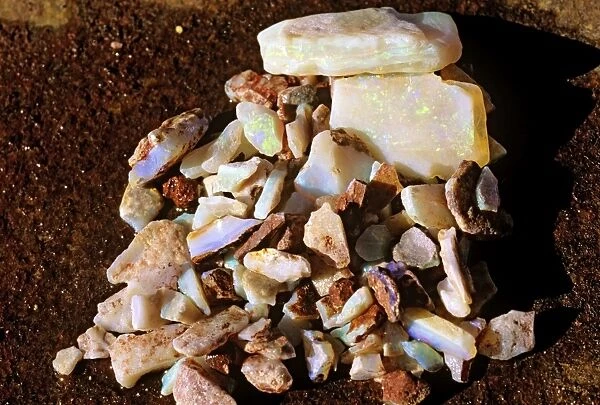 Opal chips (a parcel) Coober Pedy, South Australia JLR05494