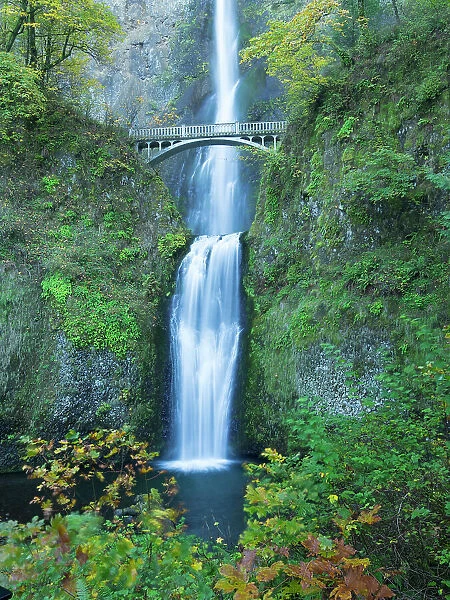 Oregon, Columbia River Gorge National Scenic Area, Multnomah Falls Date: 29-10-2020