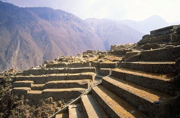 Peru - Inca site of Ollantaytambo Cusco Region