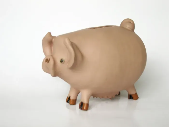 Framed Print : Pig - ceramic moneybox Framed Print : Pig - ceramic moneybox