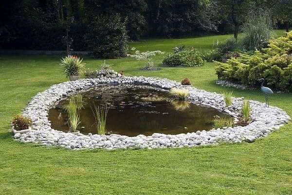 Pond in Garden - France