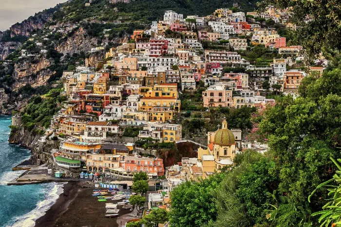 Framed Print : Positano, Italy Date: 31-10-2021