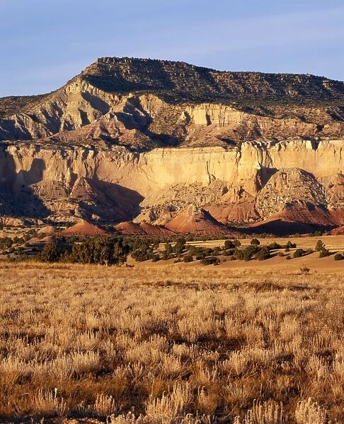 Prehistoric - sedimentary sequence at Ghost Ranch, Jurassic / Cretaceous. Sandstone. Dakota, USA