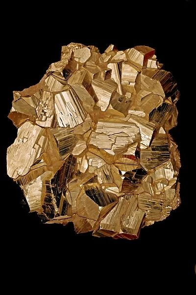 Pyrite (FeS2) (Iron sulfide)  /  'Fool's Gold' - Butte - Montana - USA