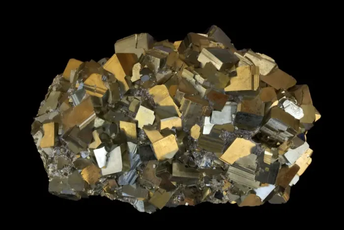 Framed Print : Pyrite (FeS2) (Iron sulfide) - Peru - Popularly known as fool's gold - Formerly used in the production of sulfuric acid Framed Print : Pyrite (FeS2) (Iron sulfide) - Peru - Popularly known as fool's gold - Formerly used in the production of sulfuric acid