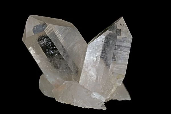 Quartz (SiO2 - silicon dioxide) - the most common mineral on earth - Many industrial uses including glass - Arkansas - USA