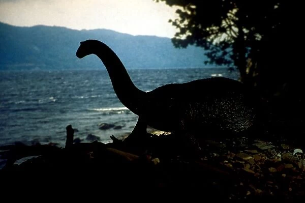 Reconstruction - Loch Ness Monster, on shore