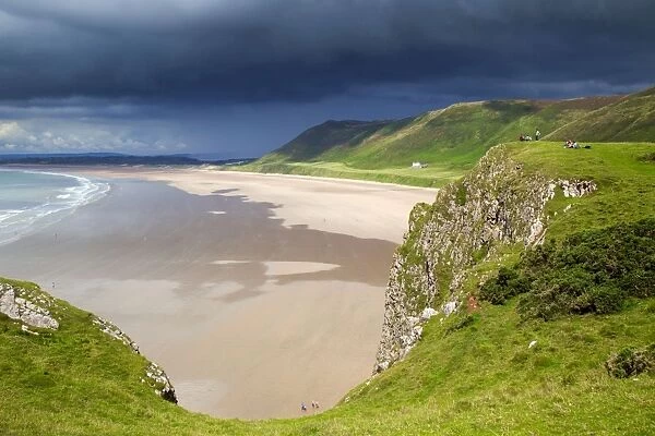 Rhossili - Beach and Down - Gower - Wales - UK