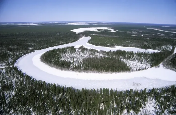 Framed Print : River Taz winter aerial, North Siberia Helicopter view over frozen river Taz and lakes (old river-beds), taiga-forest; typical; winter; North Tumen region, Russia Tz30. 0375 Framed Print : River Taz winter aerial, North Siberia Helicopter view over frozen river Taz and lakes (old river-beds), taiga-forest; typical; winter; North Tumen region, Russia Tz30. 0375