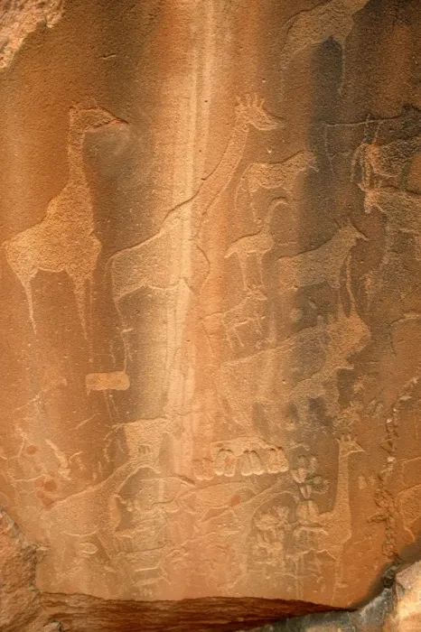 Framed Print : Rock Engravings. Twyfelfontein. Namibia Betweeen -5600 BC et _2500 BC Framed Print : Rock Engravings. Twyfelfontein. Namibia Betweeen -5600 BC et _2500 BC