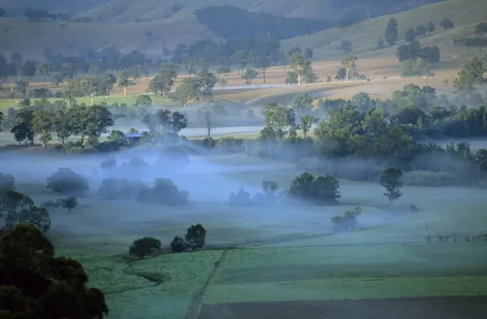 Framed Print : Rural scene upper Hunter Valley, New South Wales, Australia JPF52673