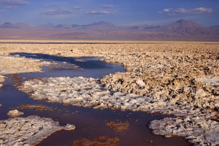 Framed Print : Salar de Atacama - second biggest salt lake in the world and small alkaline lagunas situated on the foothills of the Andes - near San Pedro de Atacama - Chile - South America Framed Print : Salar de Atacama - second biggest salt lake in the world and small alkaline lagunas situated on the foothills of the Andes - near San Pedro de Atacama - Chile - South America
