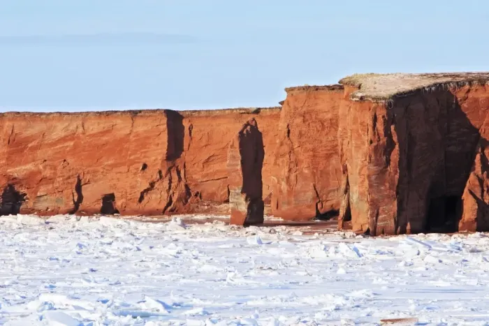 Framed Print : Sandstone Cliffs Island of Cap aux Meules, Magdalen Islands Canada Framed Print : Sandstone Cliffs Island of Cap aux Meules, Magdalen Islands Canada