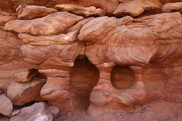 Sandstone Formation - Red Canyon - Sinai - Egypt