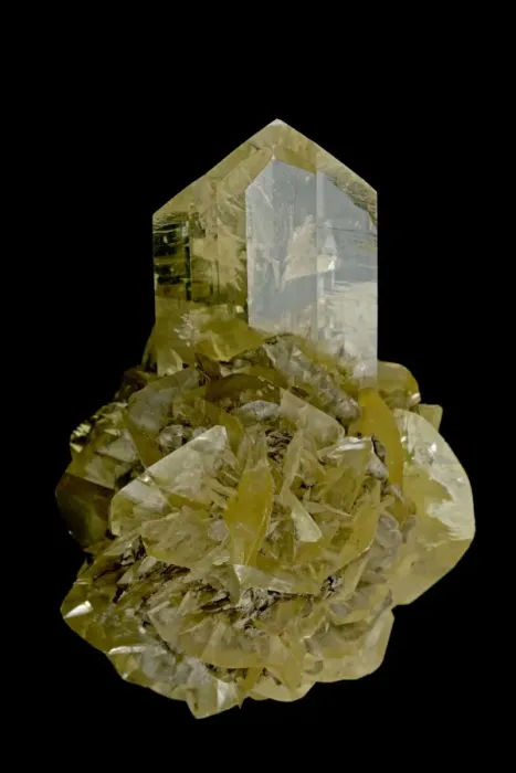 Framed Print : Selenite - form of gypsum - Canada - CaSO4 - 2H2O Framed Print : Selenite - form of gypsum - Canada - CaSO4 - 2H2O