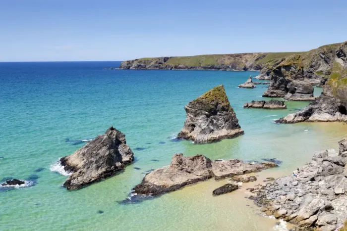 Framed Print : Shoreline - Bedruthan Steps, Cornwall, UK