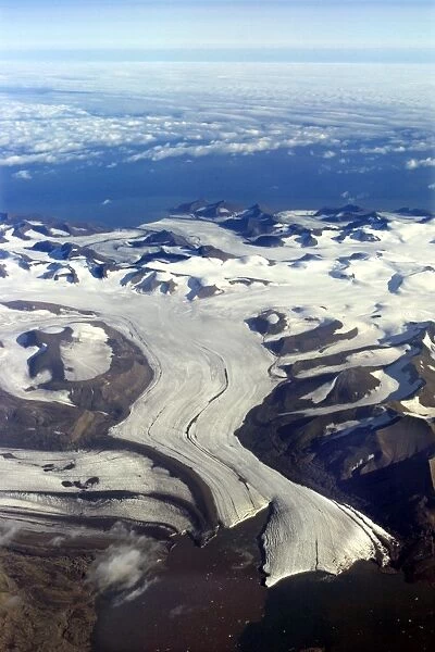South Spitzberg, Svalbard, Norway - aerial