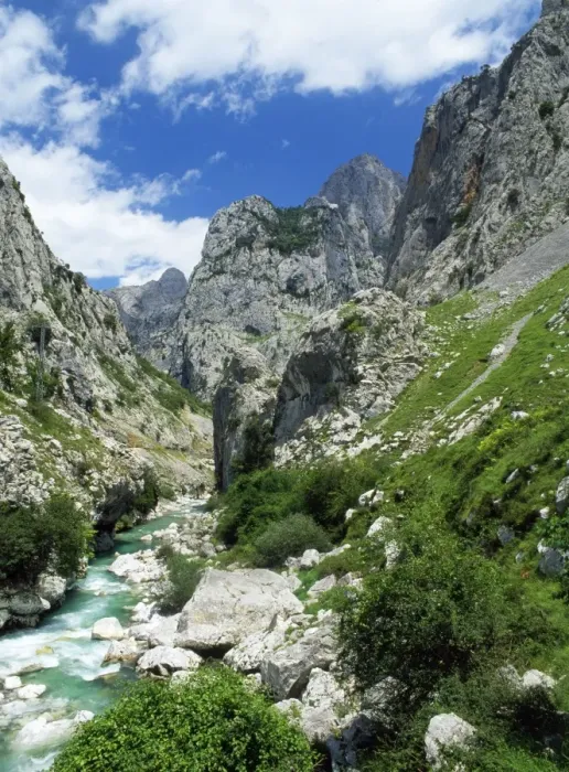 Framed Print : Spain - Picos De Europa, limestone Rio Cares Gorge (Gargantas) Poncebos, North Spain Framed Print : Spain - Picos De Europa, limestone Rio Cares Gorge (Gargantas) Poncebos, North Spain