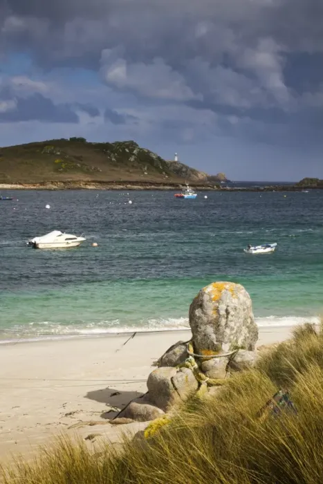 Framed Print : St Martin's - view towards Tean - Isles of Scilly Framed Print : St Martin's - view towards Tean - Isles of Scilly