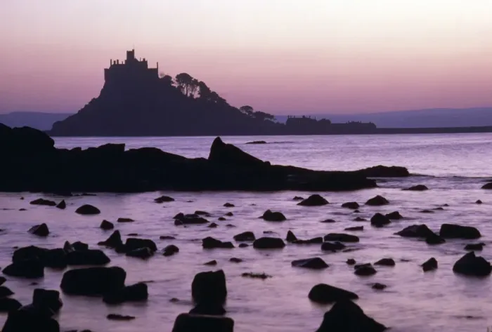 Framed Print : St. Michael's Mount at sunset - Cornwall UK Framed Print : St. Michael's Mount at sunset - Cornwall UK