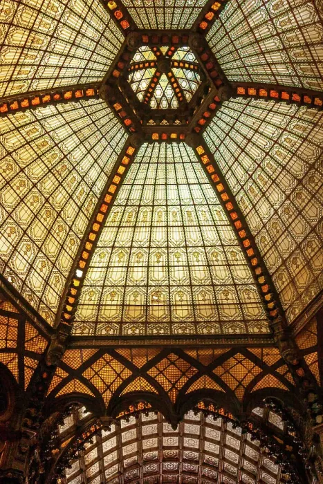 Framed Print : Stained glass ceiling inside Ferenciek Tere (Square of the Franciscans), an important public transport junction for the bus line and for the Budapest Metro. Budapest, Capital of Hungary, Europe Date: 28-06-2007 Framed Print : Stained glass ceiling inside Ferenciek Tere (Square of the Franciscans), an important public transport junction for the bus line and for the Budapest Metro. Budapest, Capital of Hungary, Europe Date: 28-06-2007