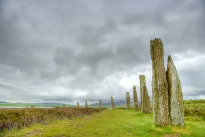 Framed Print : Standing Stones - Ring of Brodgar - Orkney Mainland LA005047 Framed Print : Standing Stones - Ring of Brodgar - Orkney Mainland LA005047