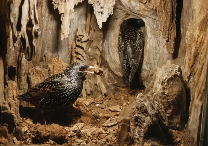 Framed Print : Starling - hole being cleaned before nest building Framed Print : Starling - hole being cleaned before nest building