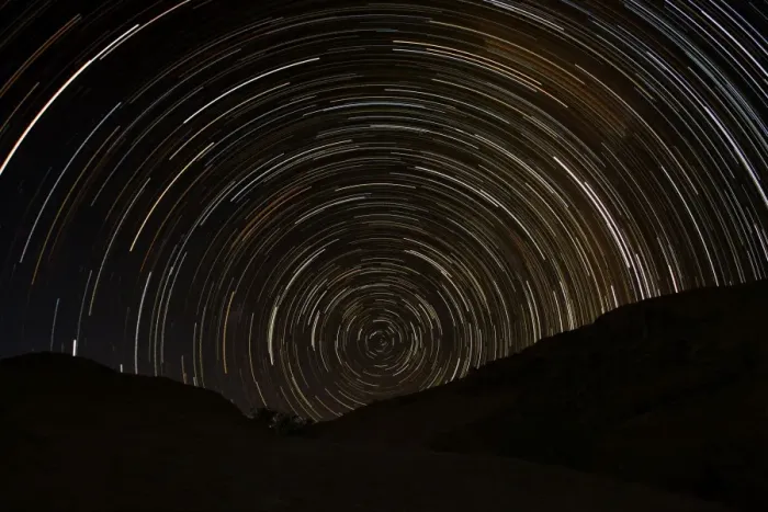 Framed Print : Startrails near the Brandberg Mountain - Damaraland - Namibia - Africa Framed Print : Startrails near the Brandberg Mountain - Damaraland - Namibia - Africa