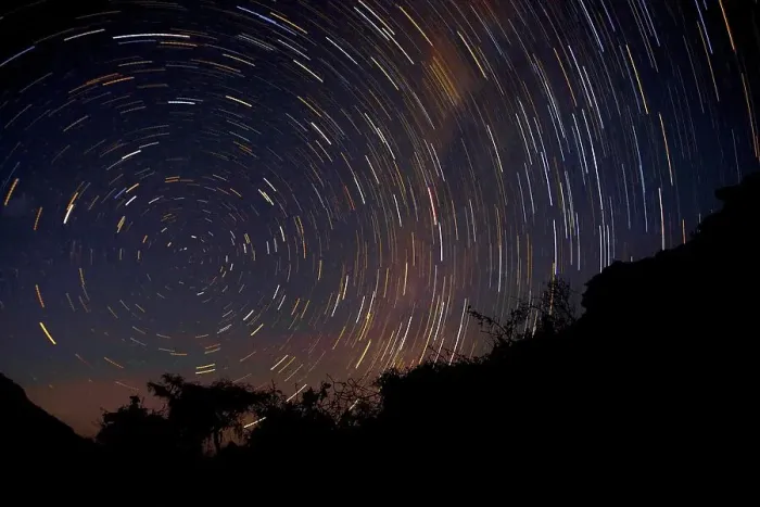 Framed Print : Startrails near the Brandberg Mountain - Damaraland - Namibia - Africa Framed Print : Startrails near the Brandberg Mountain - Damaraland - Namibia - Africa
