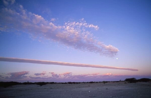 Stratocumulus Clouds Etosha National Park, Namibia, Africa