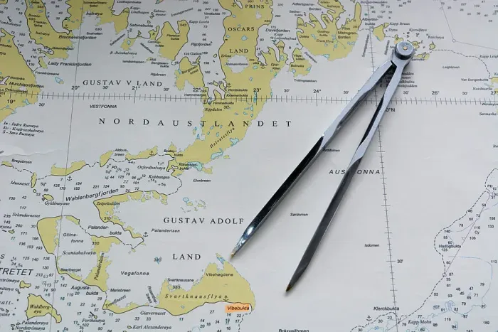 Framed Print : Svalbard Islands maritime map. Date: 05-06-2018 Framed Print : Svalbard Islands maritime map. Date: 05-06-2018