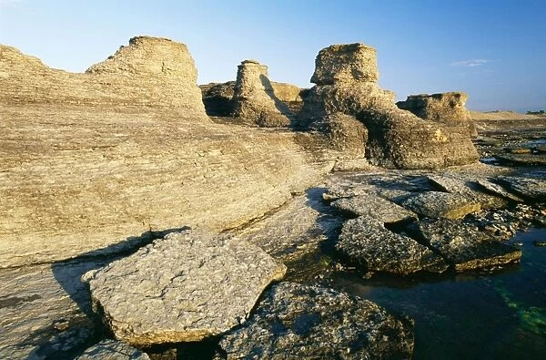 Sweden Limestone, Raukar East coast Oland