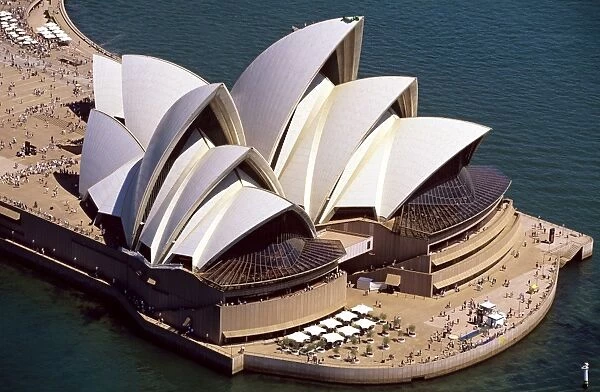 Sydney Opera House from the air Sydney, New South Wales, Australia JPF46840