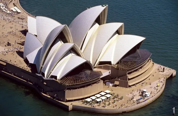Framed Print : Sydney Opera House from the air Sydney, New South Wales, Australia JPF46840 Framed Print : Sydney Opera House from the air Sydney, New South Wales, Australia JPF46840