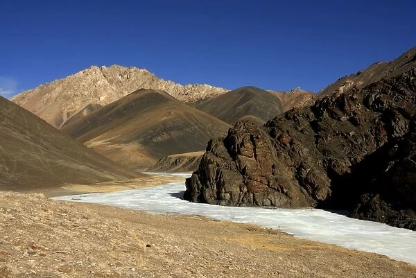 Tajikistan - Landscape in Pamir mountain - Murgab
