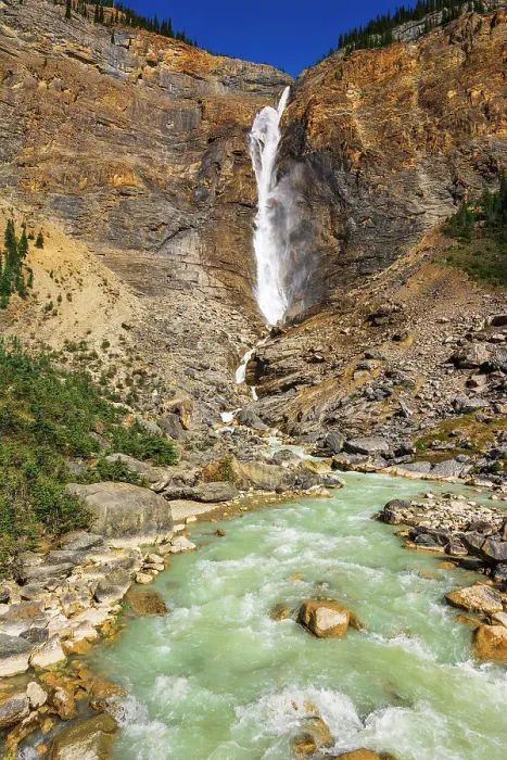 Framed Print : Takakkaw Falls, Yoho National Park, British Columbia, Canada Date: 25-05-2021